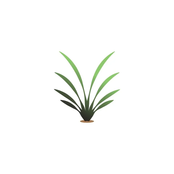 Ornamental Plant Element Icon Vector Design Illustration — ストックベクタ