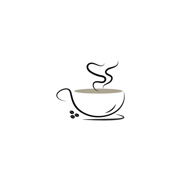 Dies Ist Eine Vektor Tasse Kaffee Ikone Design Illustration — Stockvektor
