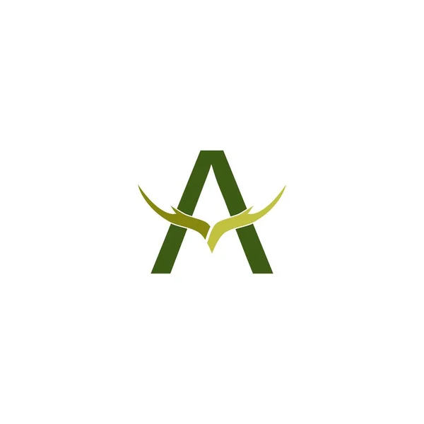 Dit Een Letter Logo Vector Illustratie Ontwerp — Stockvector