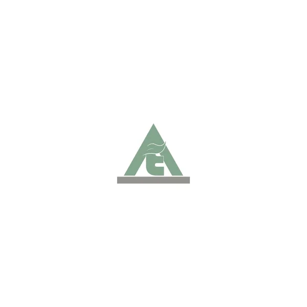Αυτό Είναι Ένα Γράμμα Διανυσματικό Σχεδιασμό Λογότυπου — Διανυσματικό Αρχείο