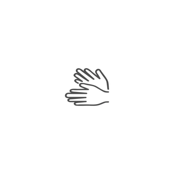 Hand Icon Vector Illustration — Διανυσματικό Αρχείο