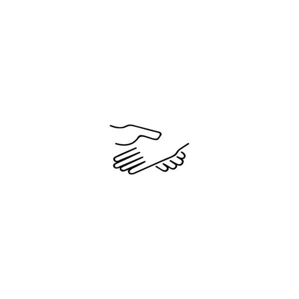 Αυτό Είναι Ένα Εικονίδιο Χέρι Διανυσματική Απεικόνιση — Διανυσματικό Αρχείο