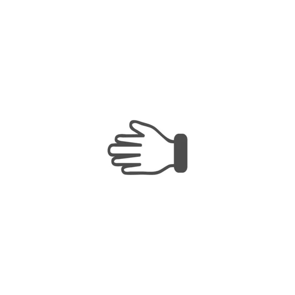 Hand Icon Векторная Иллюстрация — стоковый вектор