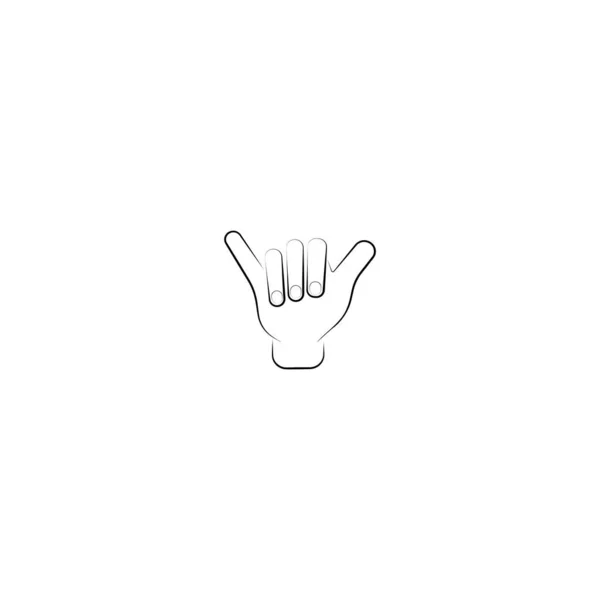 Hand Icon Vector Illustration — 스톡 벡터