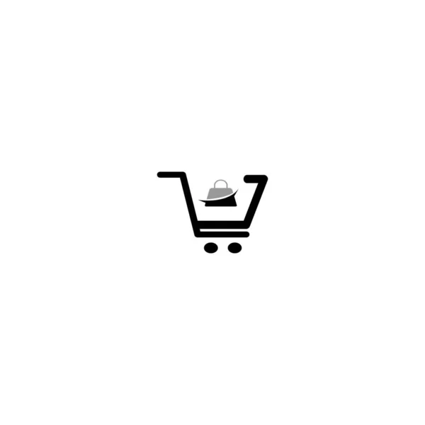 Shopping Logo Vector Illustration Design — Archivo Imágenes Vectoriales