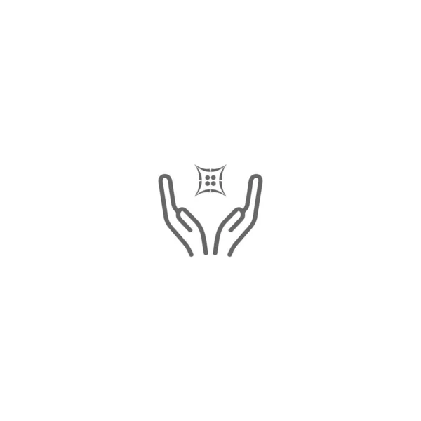 Charity Day Element Logo Design Illustration Vector — Stock vektor
