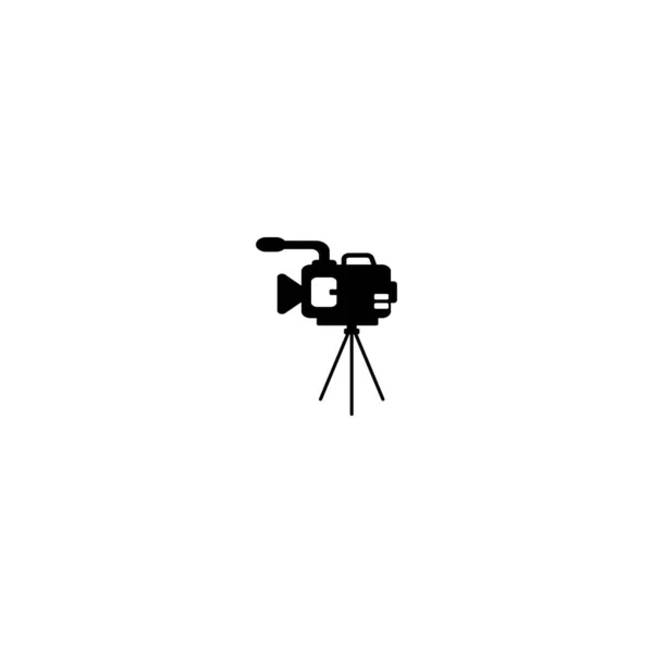 Vector Shooting Video Icon Logo Illustration Design — Archivo Imágenes Vectoriales