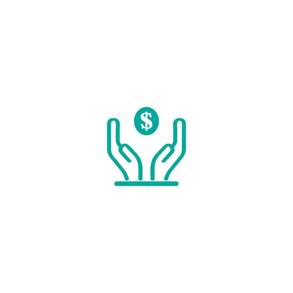 Financial Center Logo Design Vector Illustration Icon — 图库矢量图片