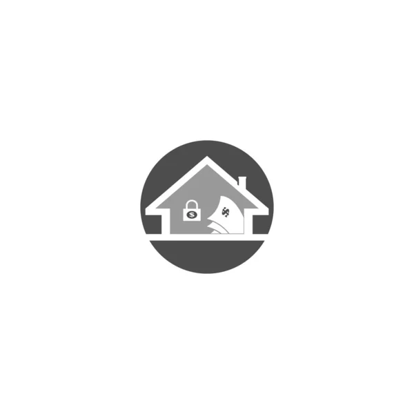 Дизайну Логотипу Фінансового Центру Векторна Ілюстрація Піктограма — стоковий вектор
