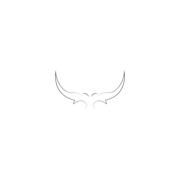 Bull Logo Vector Icon Design — Vector de stock