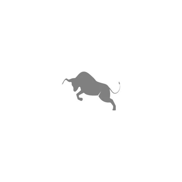 Bull Logo Vector Icon Design — Image vectorielle
