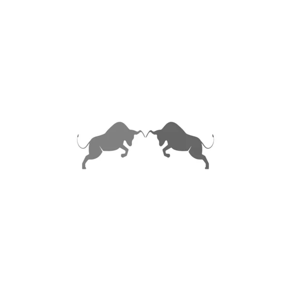 Bull Logo Vector Icon Design — Vettoriale Stock