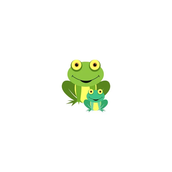 Frog Icon Vector Illustration Design — Vettoriale Stock