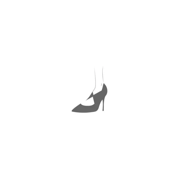 High Heels Vector Logo Illustration Design — ストックベクタ