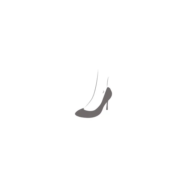 High Heels Vector Logo Illustration Design — Stockový vektor