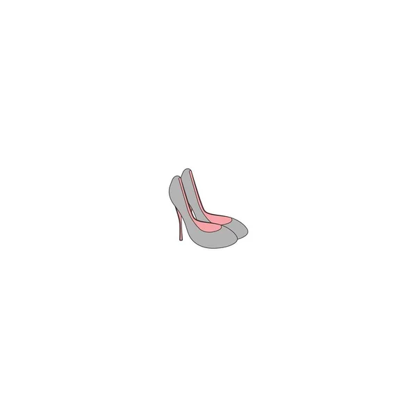 High Heels Vector Logo Illustration Design — Stock vektor