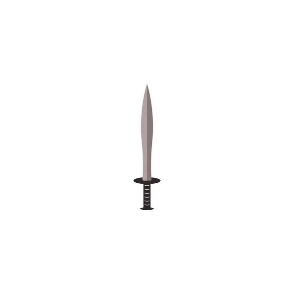 Kılıç Simgesi Vektör Illüstrasyon Tasarımı — Stok Vektör