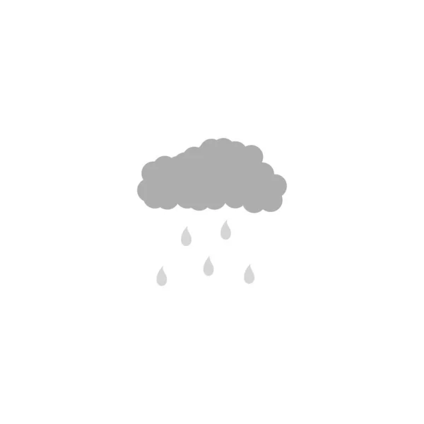 Regen Pictogram Vector Illustratie Ontwerp — Stockvector