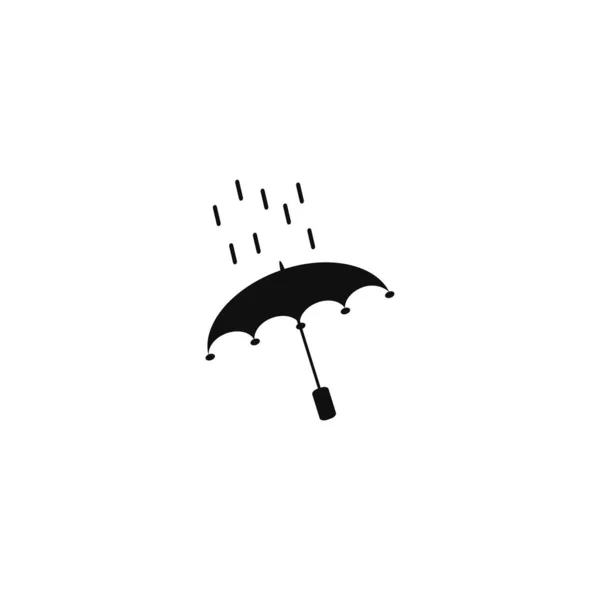 การออกแบบภาพเวกเตอร ไอคอนฝน — ภาพเวกเตอร์สต็อก