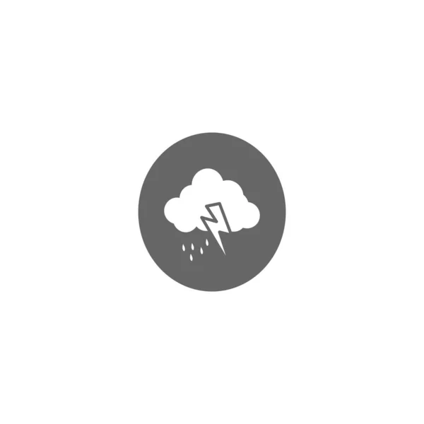 Regen Pictogram Vector Illustratie Ontwerp — Stockvector