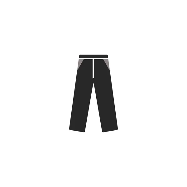 Pantalones Icono Vector Logo Diseño — Archivo Imágenes Vectoriales