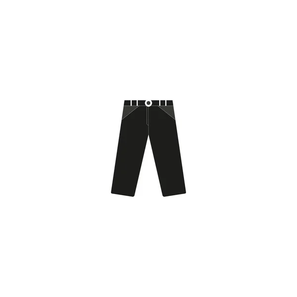 Pantalone Icona Vettoriale Logo Design — Vettoriale Stock