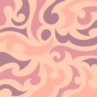 Dalgalı lüks şablonlu soyut arkaplan