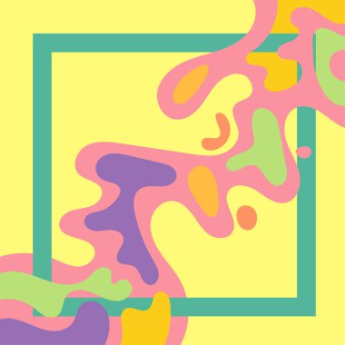 Dalgalı lüks şablonlu soyut arkaplan