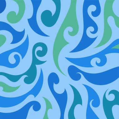 Dalgalı lüks şablonlu soyut arkaplan