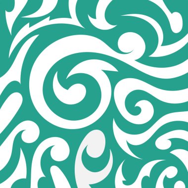 Dalgalı lüks şablonlu soyut arkaplan