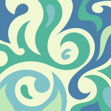 Dalgalı lüks şablonlu soyut arkaplan