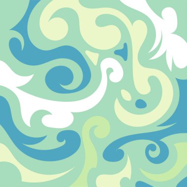 Dalgalı lüks şablonlu soyut arkaplan