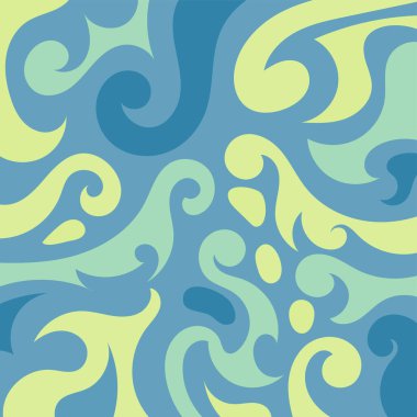 Dalgalı lüks şablonlu soyut arkaplan