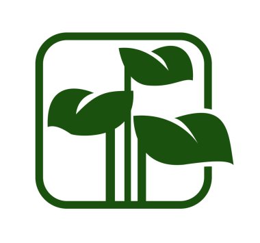 Yeşil Yaprak vektör logosu tasarımı ve simgesi. Yeşil yaprak logo vektör sanatı. Sanat tasarımı ya da logo şirketiniz için..