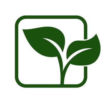 Yeşil Yaprak vektör logosu tasarımı ve simgesi. Yeşil yaprak logo vektör sanatı. Sanat tasarımı ya da logo şirketiniz için..