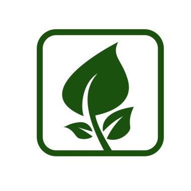 Yeşil Yaprak vektör logosu tasarımı ve simgesi. Yeşil yaprak logo vektör sanatı. Sanat tasarımı ya da logo şirketiniz için..