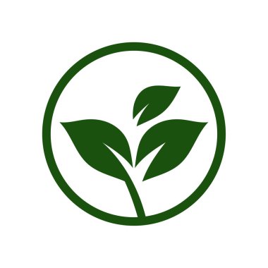 Yeşil Yaprak vektör logosu tasarımı ve simgesi. Yeşil yaprak logo vektör sanatı. Sanat tasarımı ya da logo şirketiniz için..