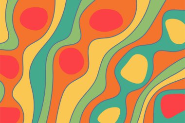 Dalgalı ve soyut kütle şekilli vektör simgesiyle Geometrik arkaplan