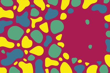 Dalgalı ve soyut kütle şekilli vektör simgesiyle Geometrik arkaplan