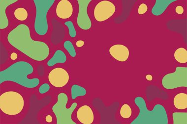 Dalgalı ve soyut kütle şekilli vektör simgesiyle Geometrik arkaplan