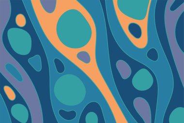 Dalgalı ve soyut kütle şekilli vektör simgesiyle Geometrik arkaplan