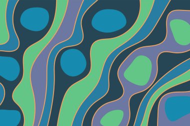 Dalgalı ve soyut kütle şekilli vektör simgesiyle Geometrik arkaplan