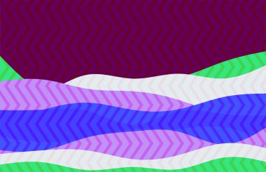 Geometrik şekilli semboller soyut vektör simgesi