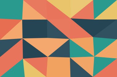 Geometrik şekilli semboller soyut vektör simgesi