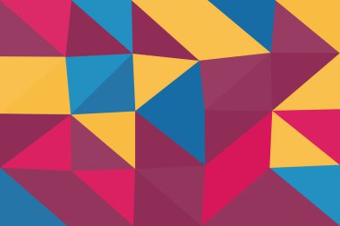 Geometrik şekilli semboller soyut vektör simgesi