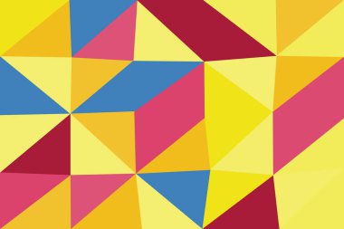 Geometric shaped symbols abstract background vector icon