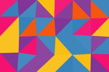 Geometrik şekilli semboller soyut arkaplan vektör simgesi