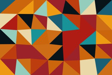 Geometrik şekilli semboller soyut arkaplan vektör simgesi