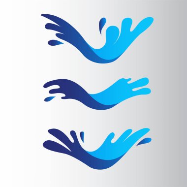 Su sıçraması ya da dalga şekli olan şirket logosu