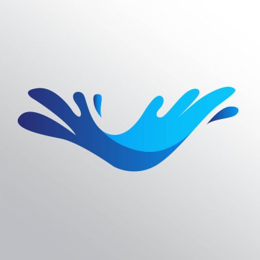 Su sıçraması ya da dalga şekli olan şirket logosu